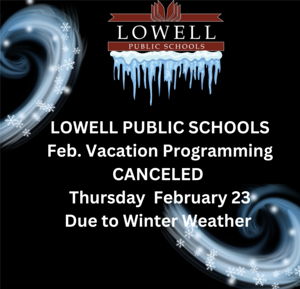  THURSDAY: Feb. Vacation school CLOSED